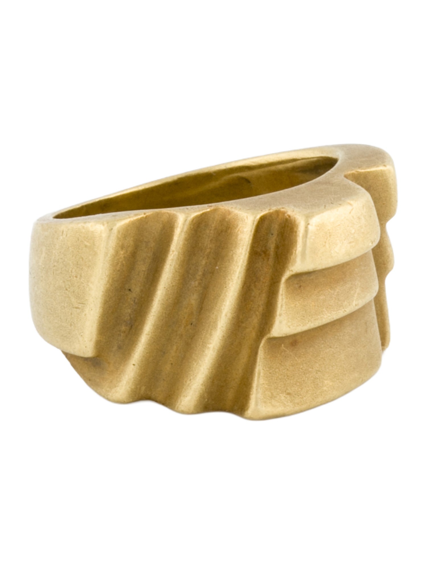 Kieselstein-Cord Vintage 18K Geometric Cocktail Ring