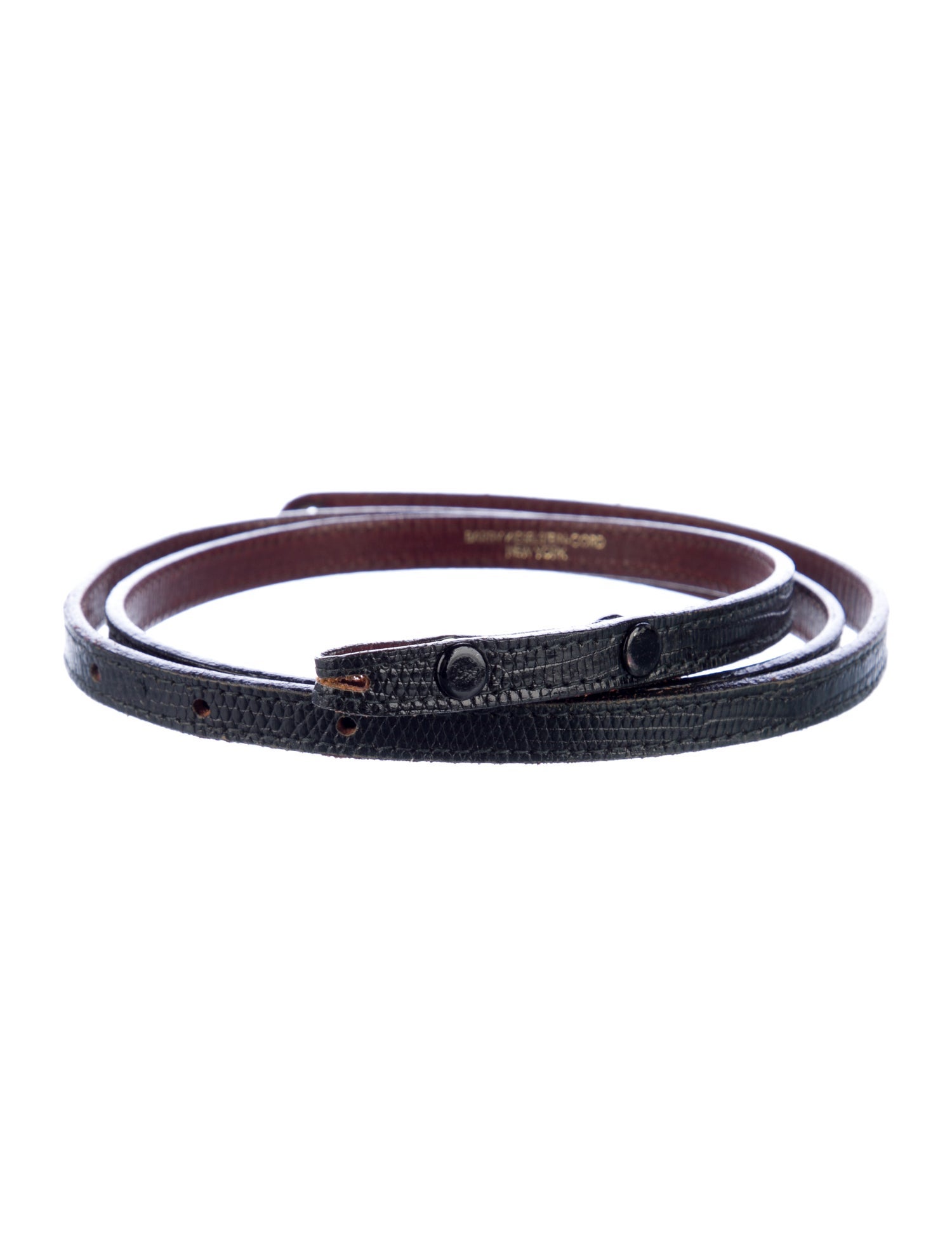 Kieselstein-Cord Strap Skinny Belt