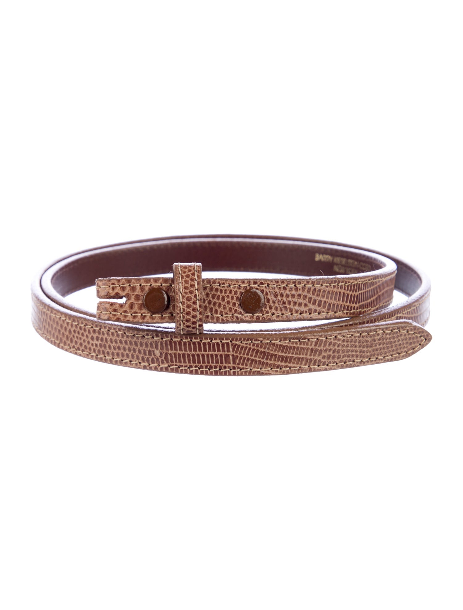 Kieselstein-Cord Strap Skinny Belt
