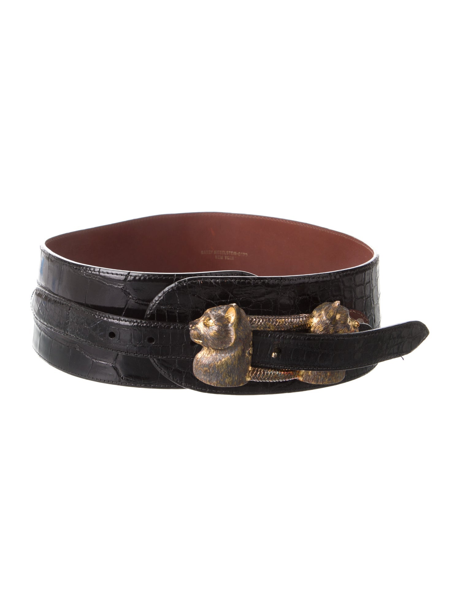 Kieselstein-Cord Wide Waist Belt