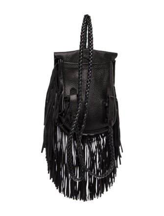 Kieselstein-Cord Leather Bucket Bag