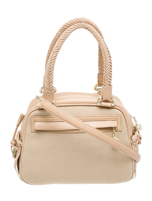 Kieselstein-Cord Canvas Top Handle Bag