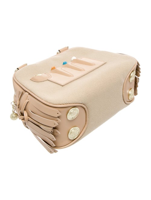 Kieselstein-Cord Canvas Top Handle Bag