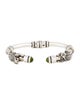 Kieselstein-Cord Peridot Frog Cuff Bracelet