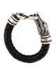 Kieselstein-Cord Leather Alligator Bracelet