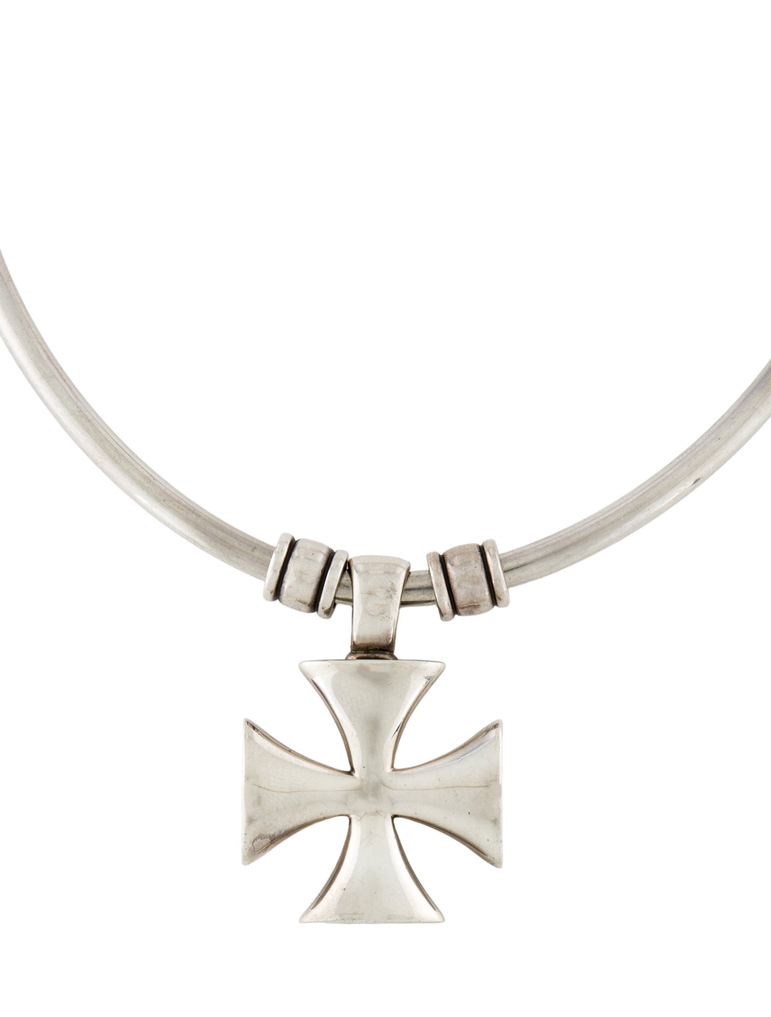 Kieselstein-Cord Vintage Maltese Cross Collar Necklace