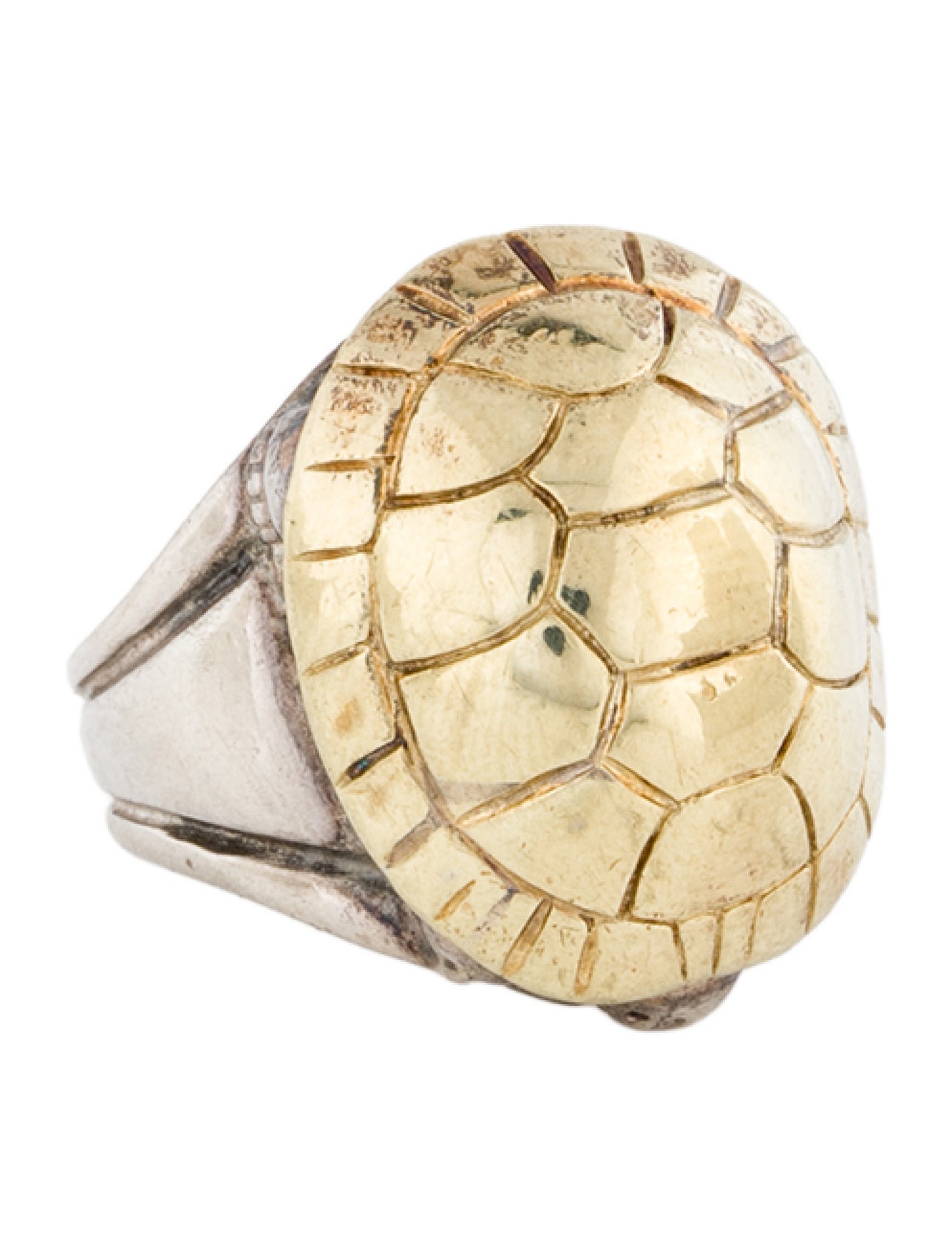 Kieselstein-Cord Two-Tone Turtle Cocktail Ring