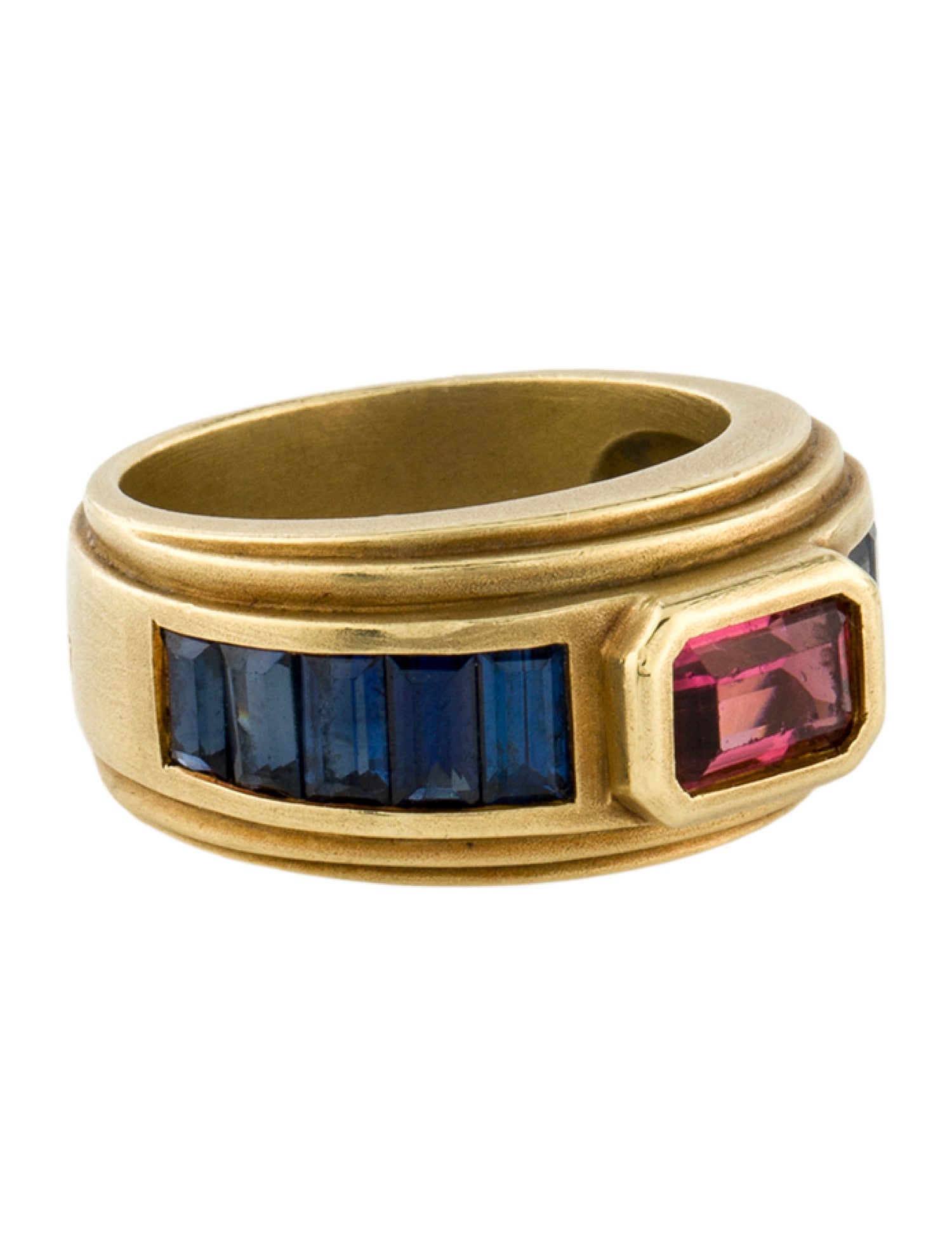 Kieselstein-Cord 18K Tourmaline & Sapphire Ring