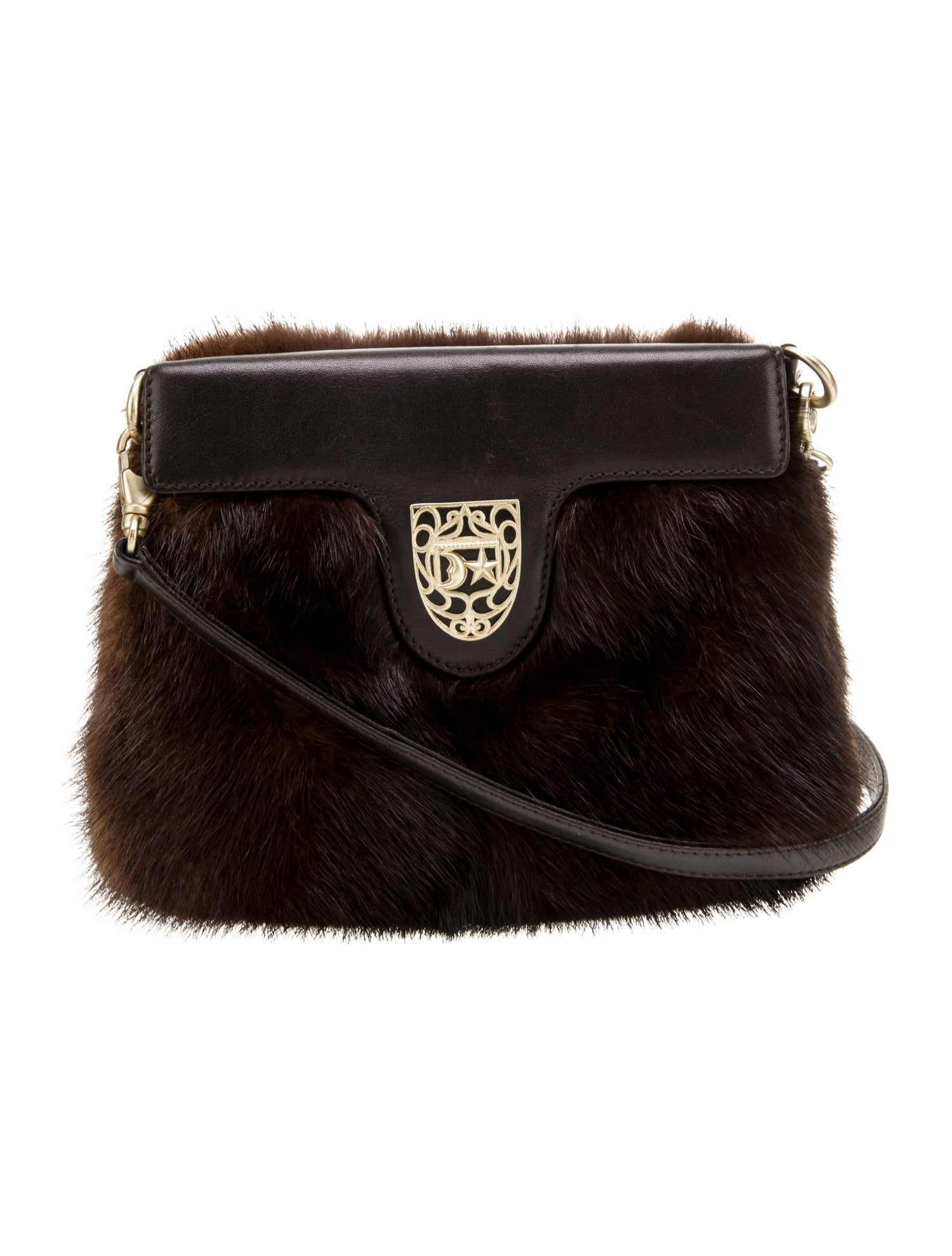 Kieselstein-Cord Fur Crossbody Bag