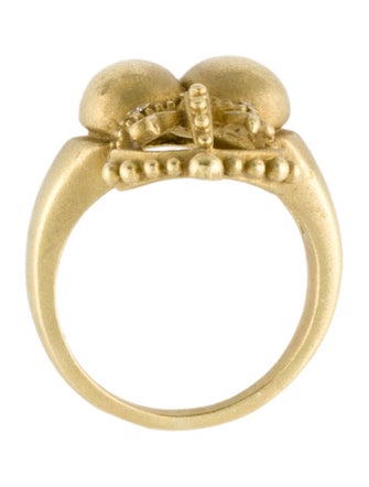 Kieselstein-Cord 18K Diamond Crowned Heart Ring