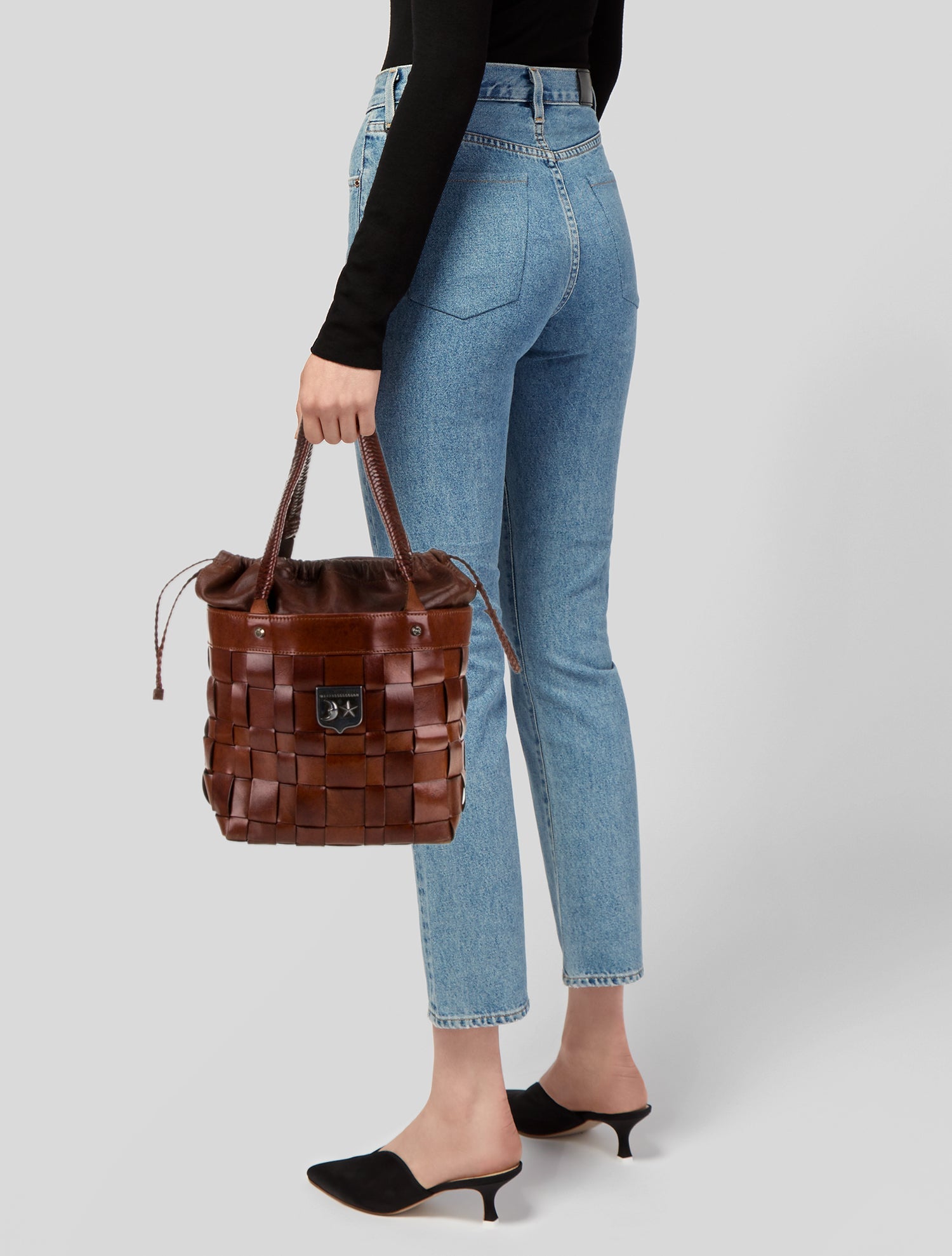 Kieselstein-Cord Leather Shoulder Bag