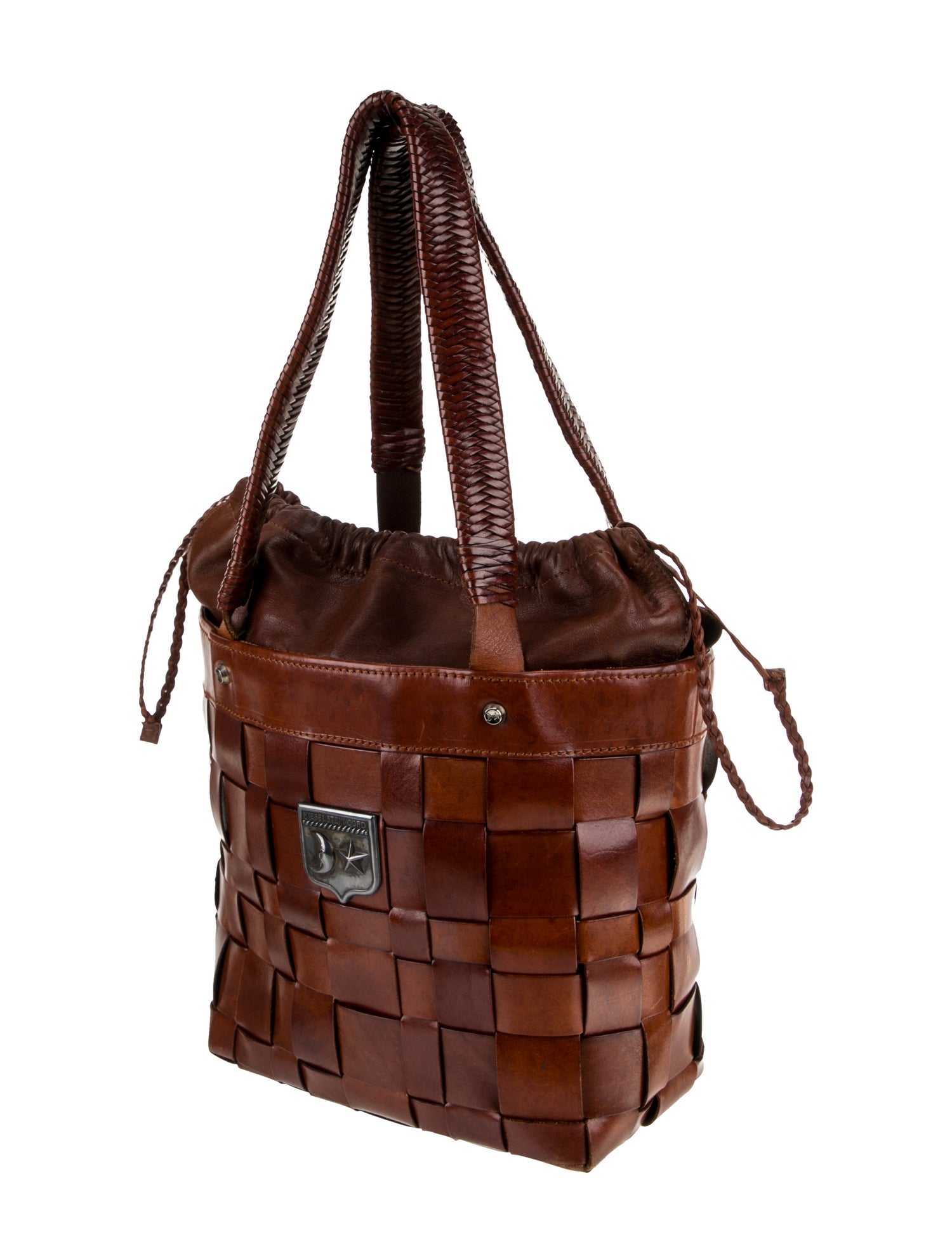 Kieselstein-Cord Leather Shoulder Bag