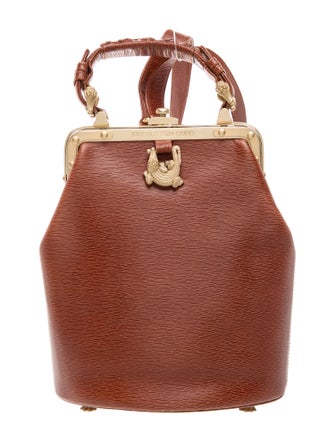 Kieselstein-Cord Leather Bucket Bag