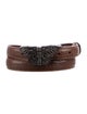 Kieselstein-Cord Skinny Crocodile Belt
