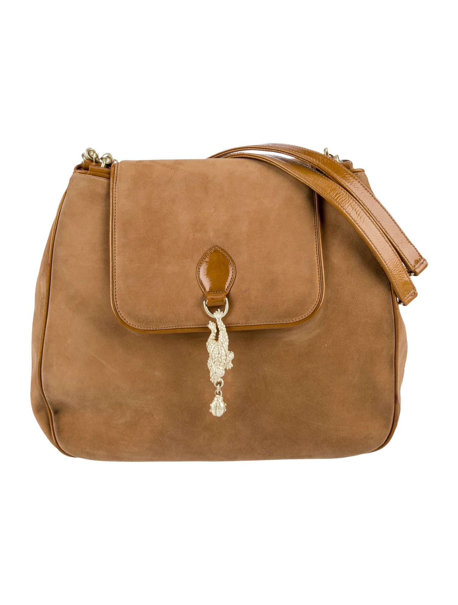 Kieselstein-Cord Suede Shoulder Bag
