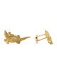 Kieselstein-Cord Vintage 18K Alligator Cufflinks
