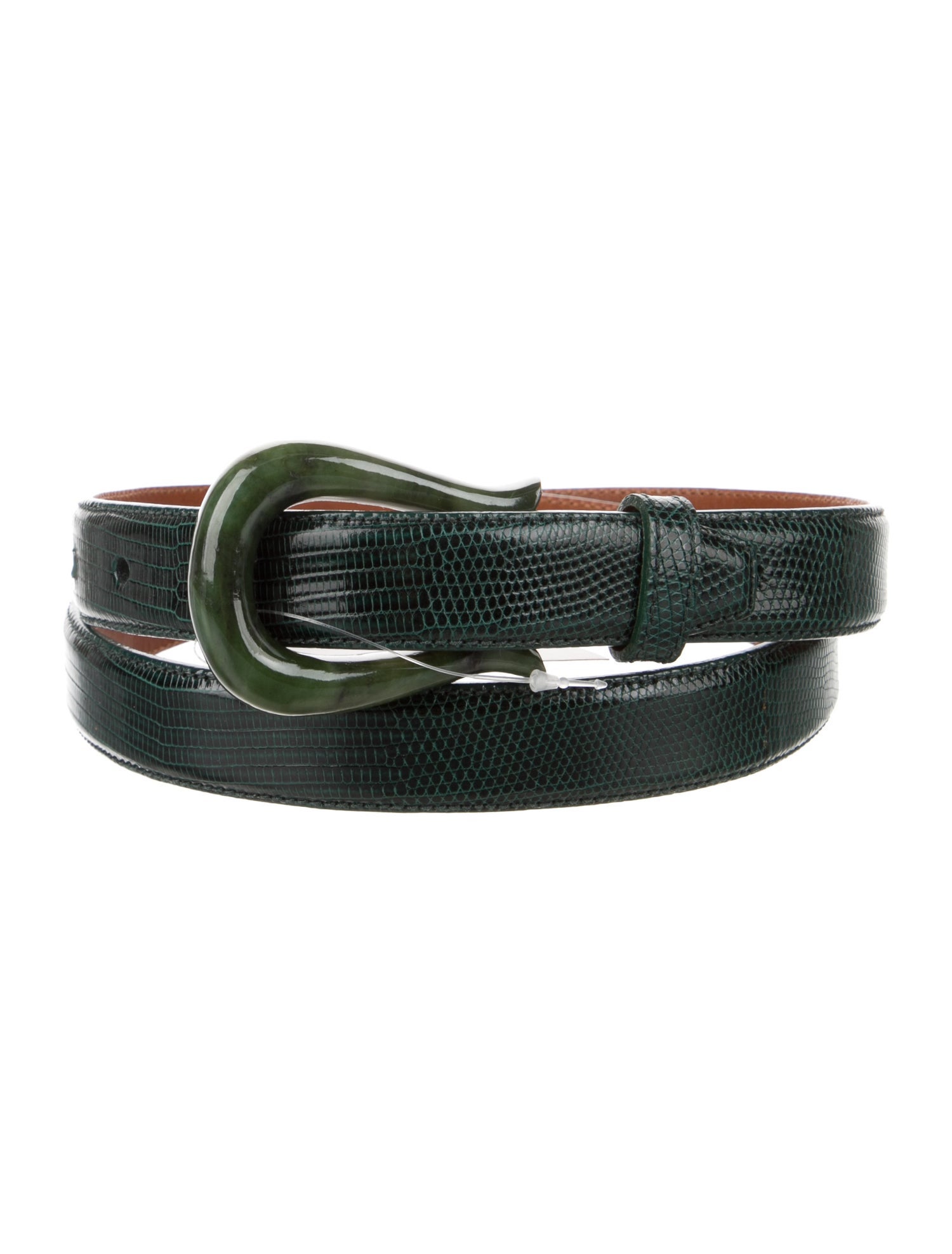 Kieselstein-Cord Skinny Lizard Belt
