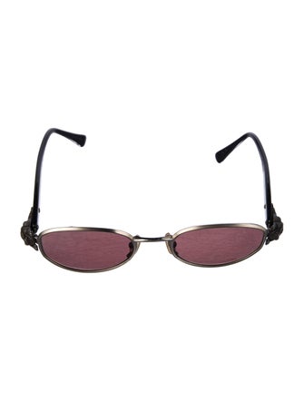 Kieselstein-Cord Round Mirrored Sunglasses