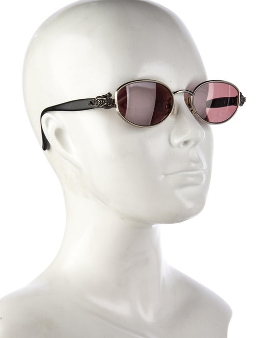 Kieselstein-Cord Round Mirrored Sunglasses