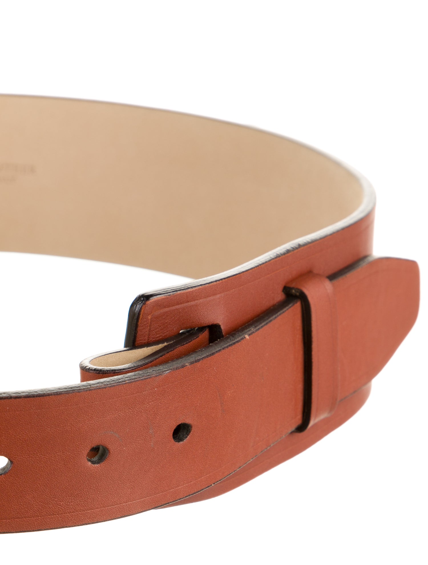 Kieselstein-Cord Wide Leather Waist Belt