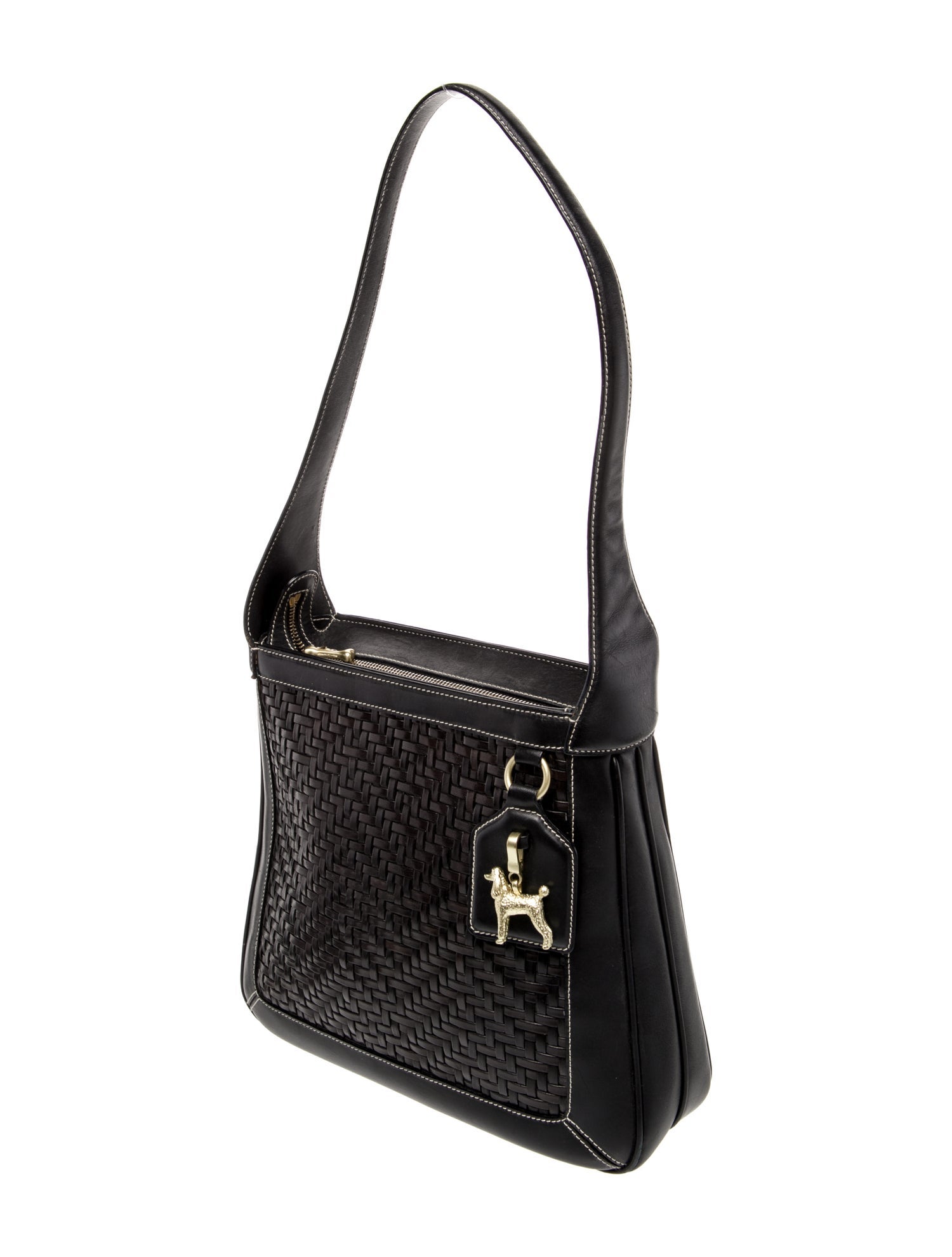 Kieselstein-Cord Leather Shoulder Bag