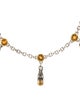 Kieselstein-Cord Citrine Alligator Collar Necklace