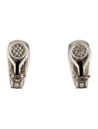 Kieselstein-Cord Garnet Alligator Clip-On Earrings