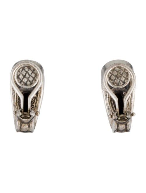 Kieselstein-Cord Garnet Alligator Clip-On Earrings