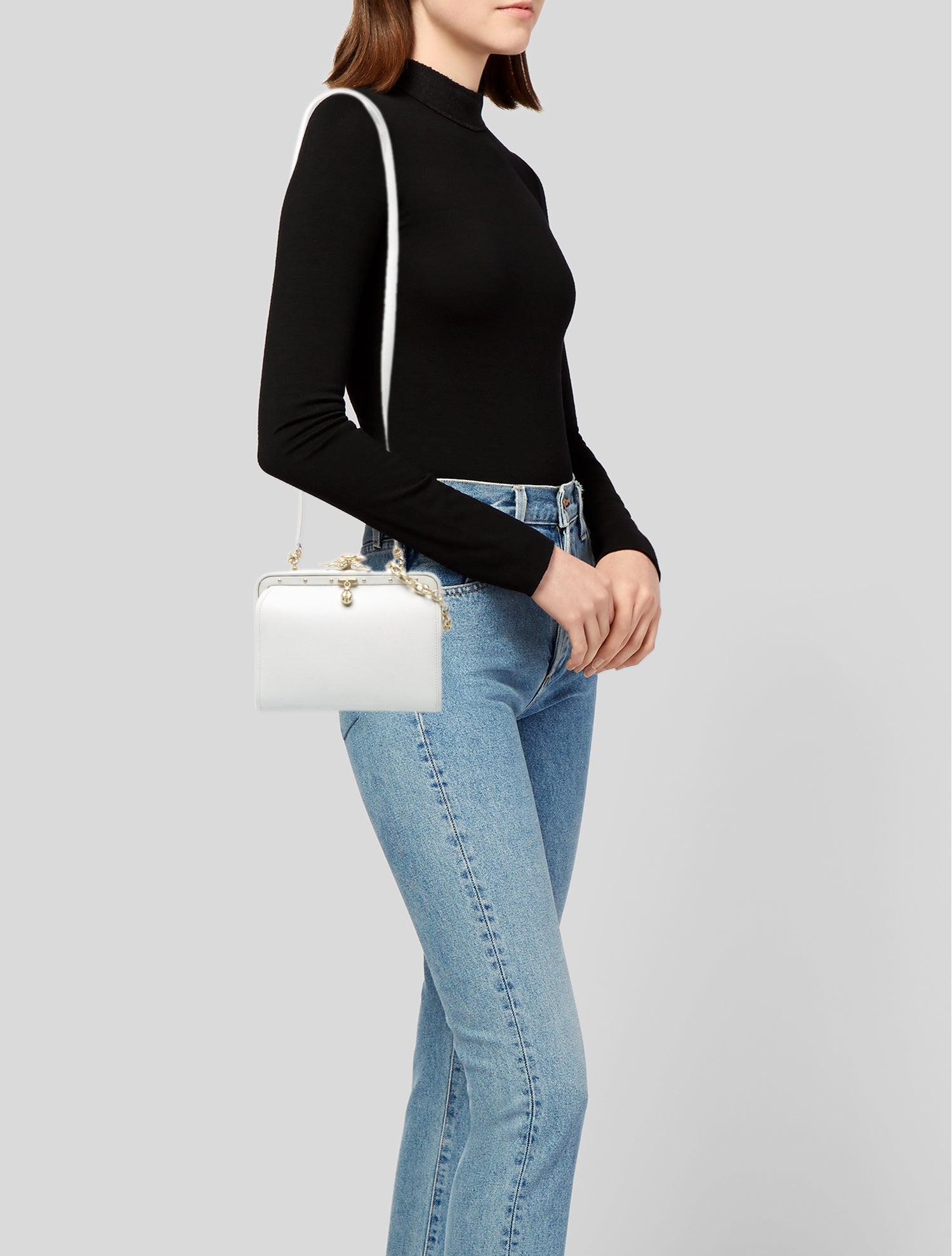 Kieselstein-Cord Leather Evening Bag