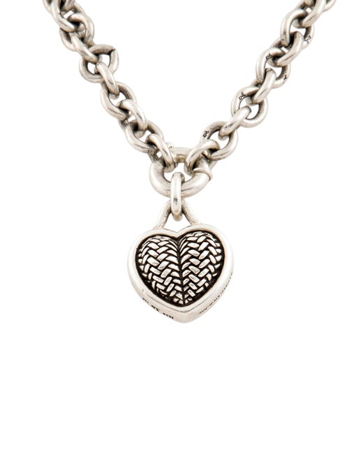 Kieselstein-Cord Heart Pendant Necklace