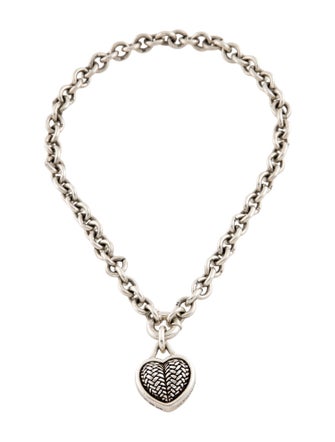 Kieselstein-Cord Heart Pendant Necklace
