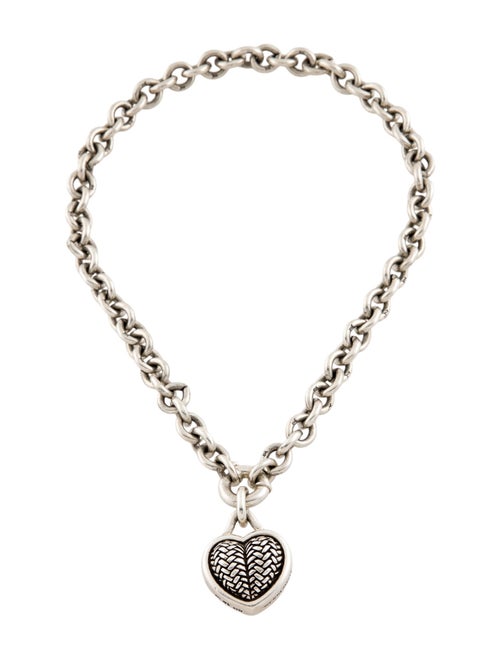 Kieselstein-Cord Heart Pendant Necklace