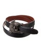Kieselstein-Cord Skinny Lizard Belt