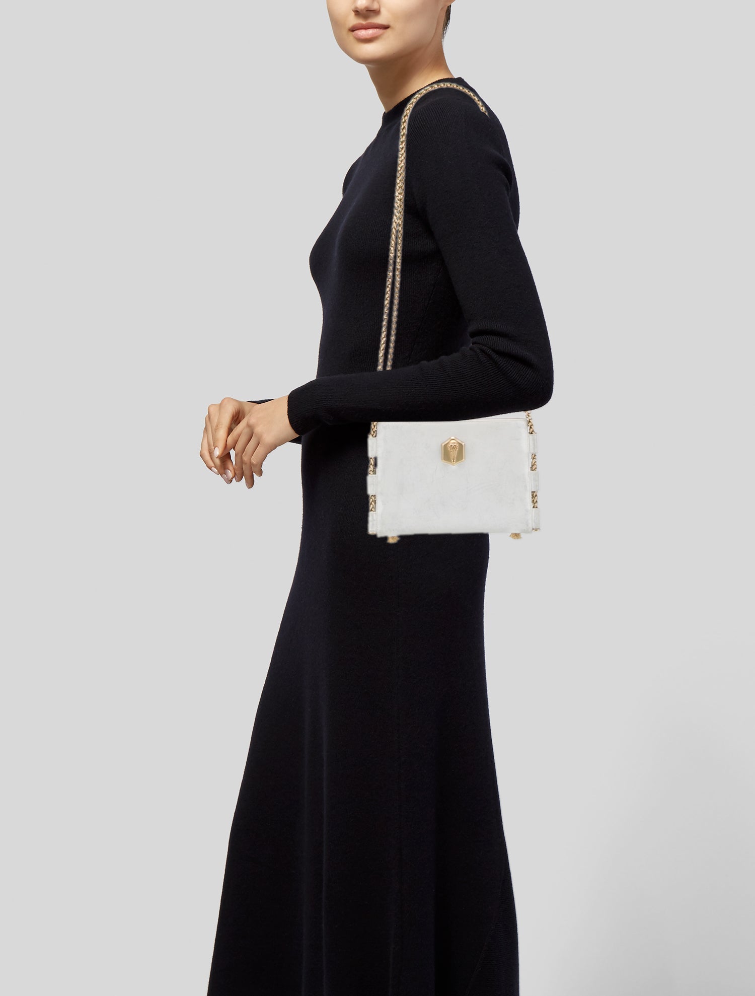 Kieselstein-Cord Leather Evening Bag