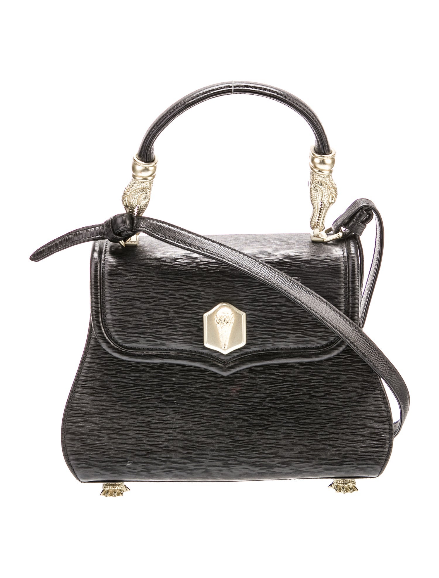 Kieselstein-Cord Leather Top Handle Bag