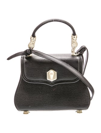 Kieselstein-Cord Leather Top Handle Bag