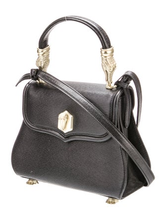 Kieselstein-Cord Leather Top Handle Bag