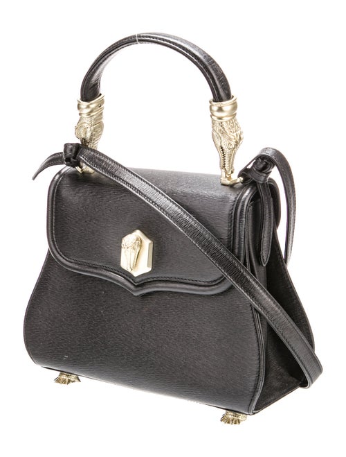 Kieselstein-Cord Leather Top Handle Bag