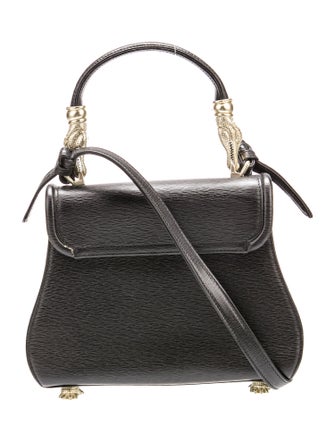 Kieselstein-Cord Leather Top Handle Bag