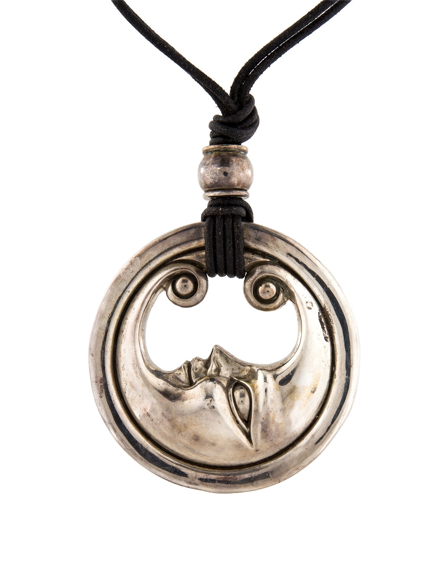 Kieselstein-Cord Man On The Moon Pendant Necklace