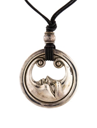 Kieselstein-Cord Man On The Moon Pendant Necklace