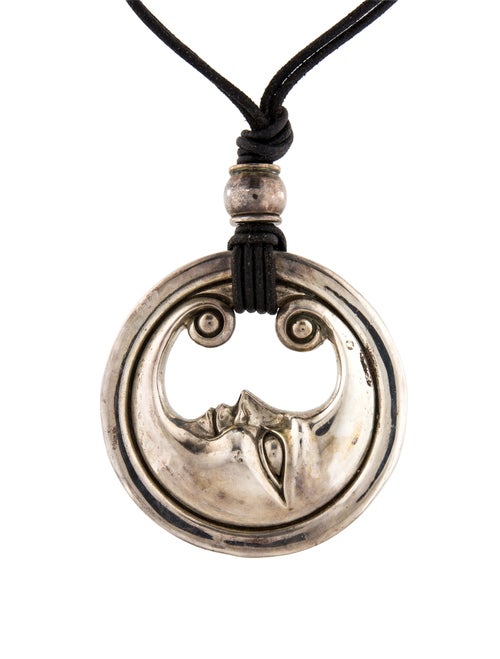 Kieselstein-Cord Man On The Moon Pendant Necklace