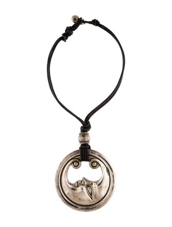 Kieselstein-Cord Man On The Moon Pendant Necklace