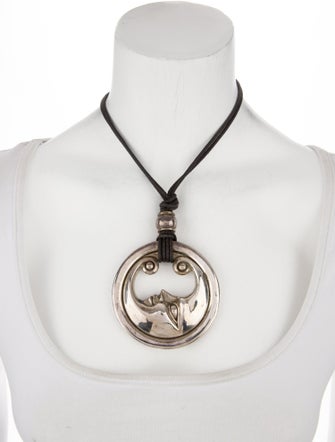Kieselstein-Cord Man On The Moon Pendant Necklace