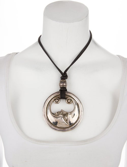 Kieselstein-Cord Man On The Moon Pendant Necklace