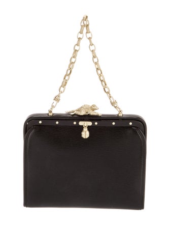 Kieselstein-Cord Leather Top Handle Bag