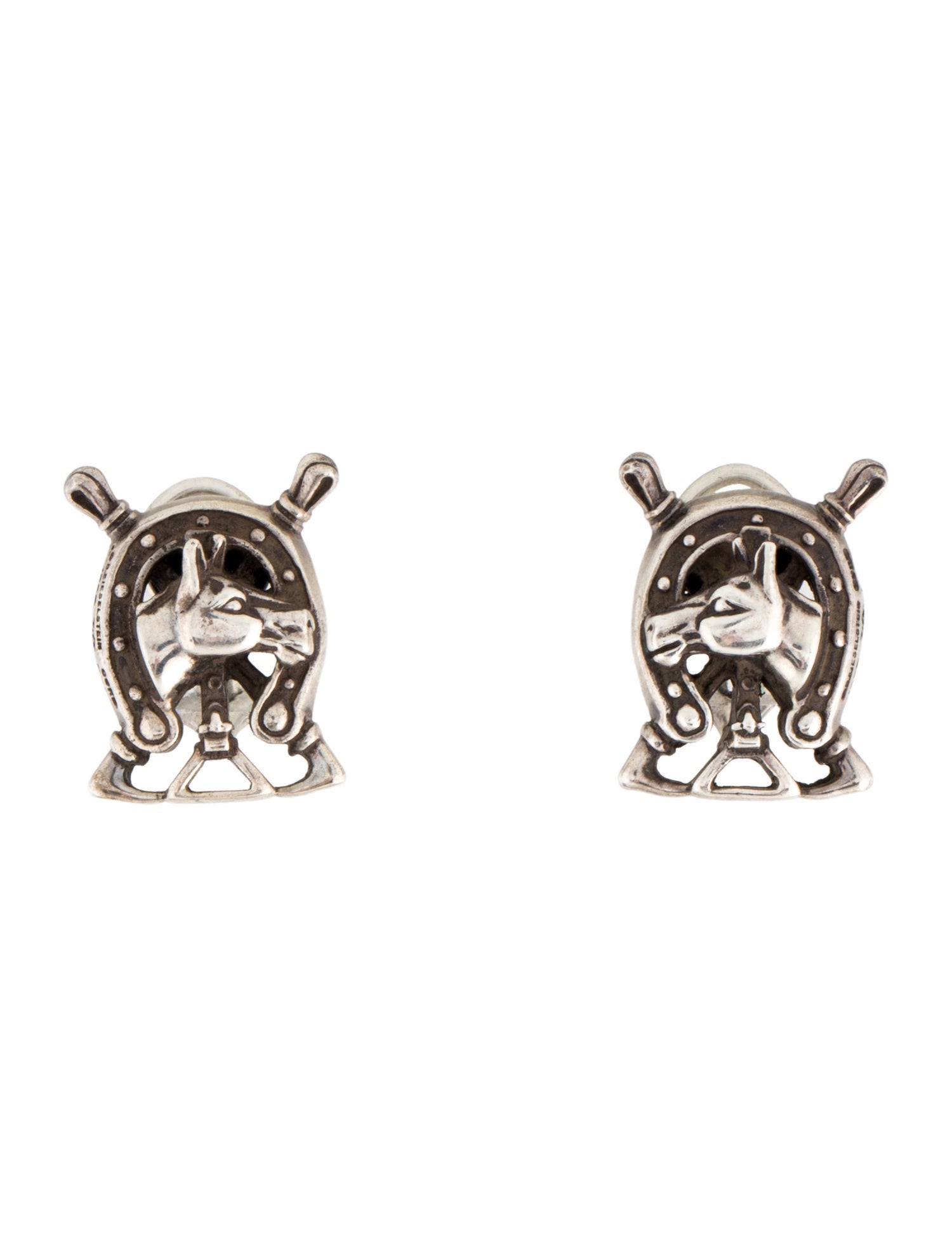 Kieselstein-Cord Horse Clip-On Earrings