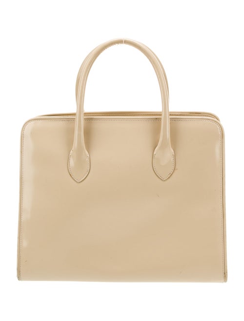 Kieselstein-Cord Patent Leather Top Handle Bag