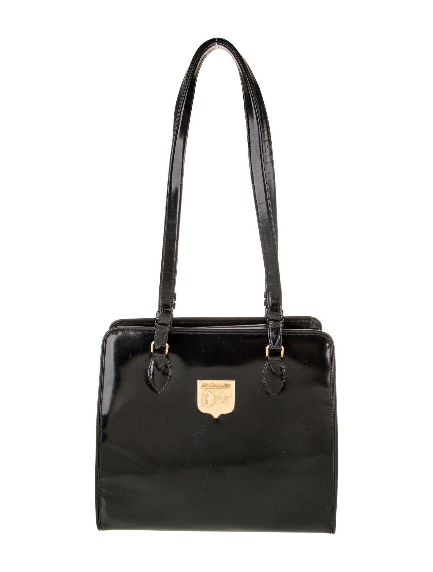 Kieselstein-Cord Patent Leather Shoulder Bag