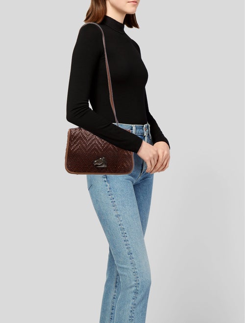 Kieselstein-Cord Leather Shoulder Bag